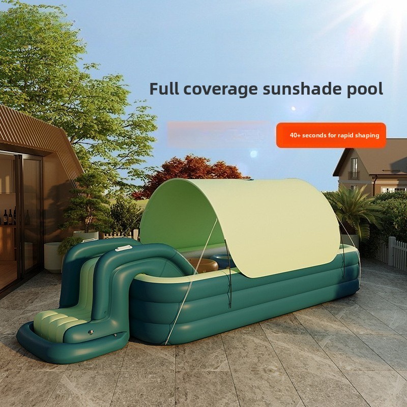Water Slide Inflatable - Piscine gonflable pour enfants avec toboggan