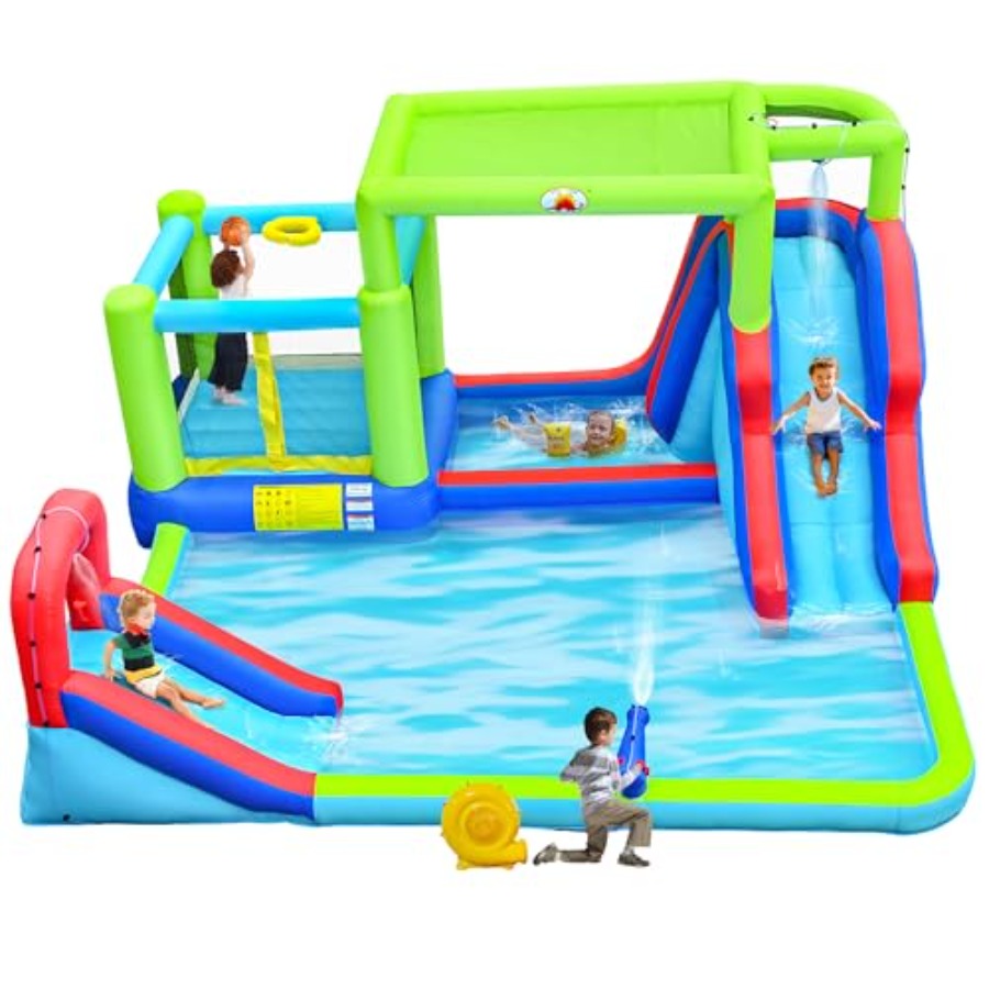Water Slide Inflatable - Toboggan aquatique gonflable pour parc aquatique,