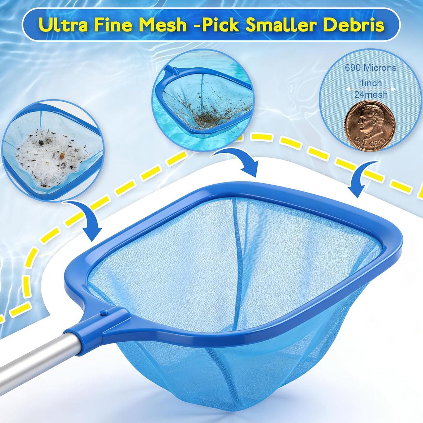 Épuisette de piscine en maille - Pool Skimmer Net avis et prix