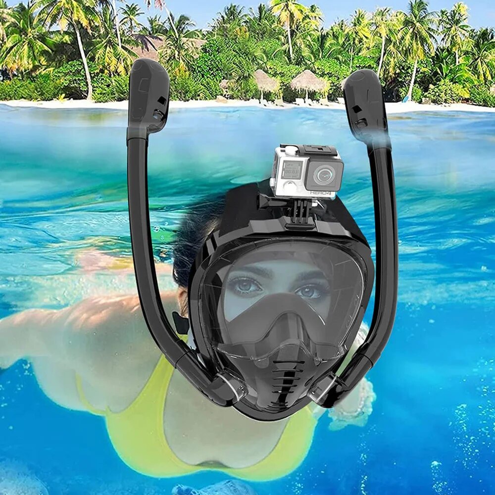 Masque de plongée intégral 180 - Snorkel Mask Full Face avis et prix