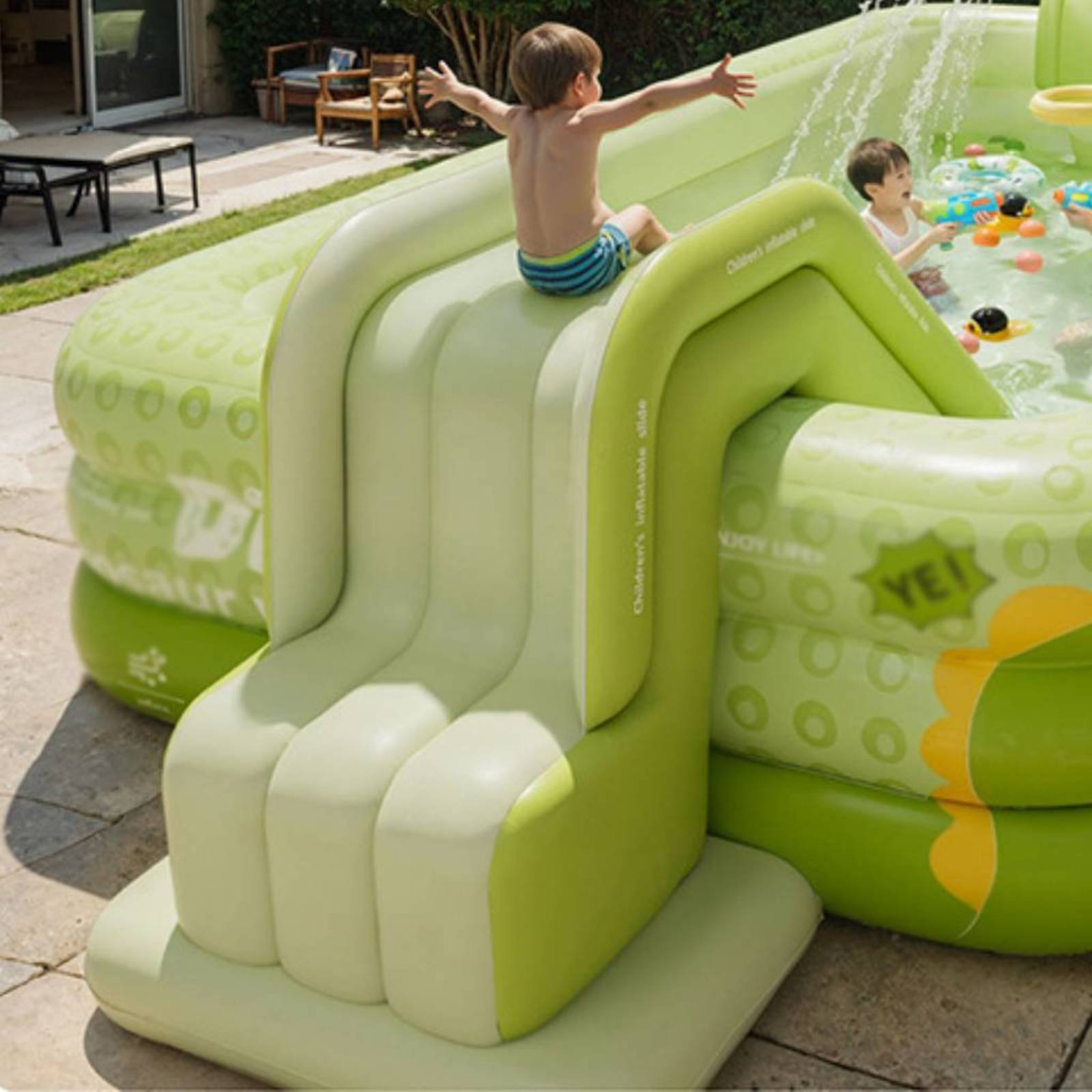 Toboggan gonflable pliable pou - Water Slide Inflatable avis et prix