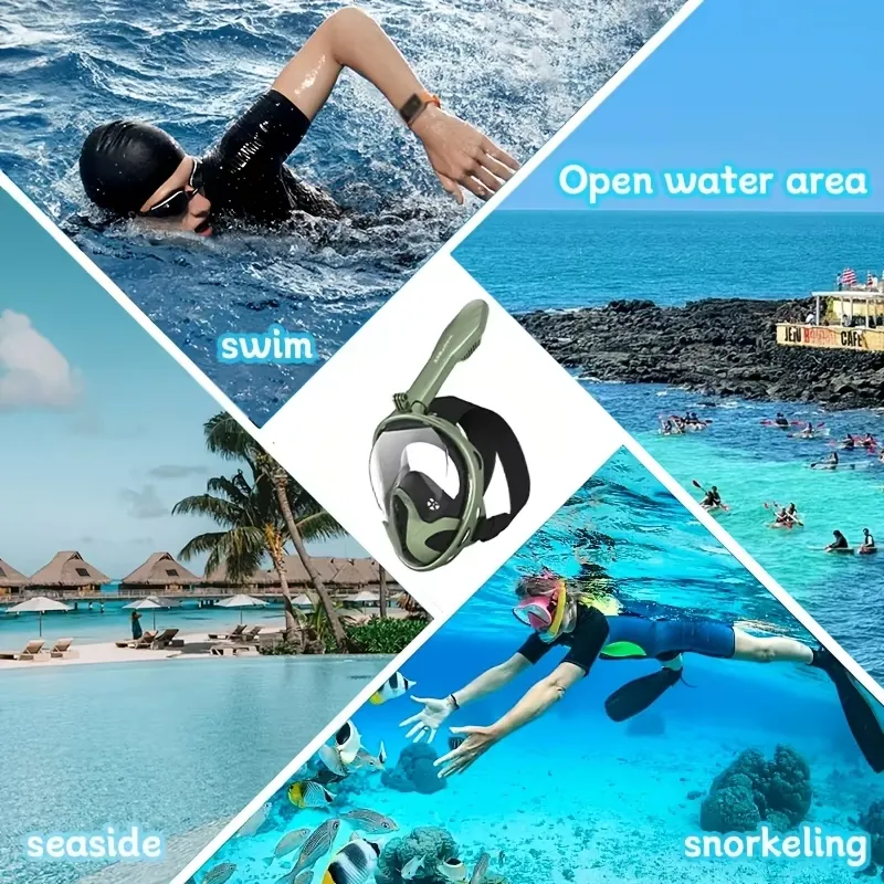 Masque de plongée intégral pou - Snorkel Mask Full Face avis et prix