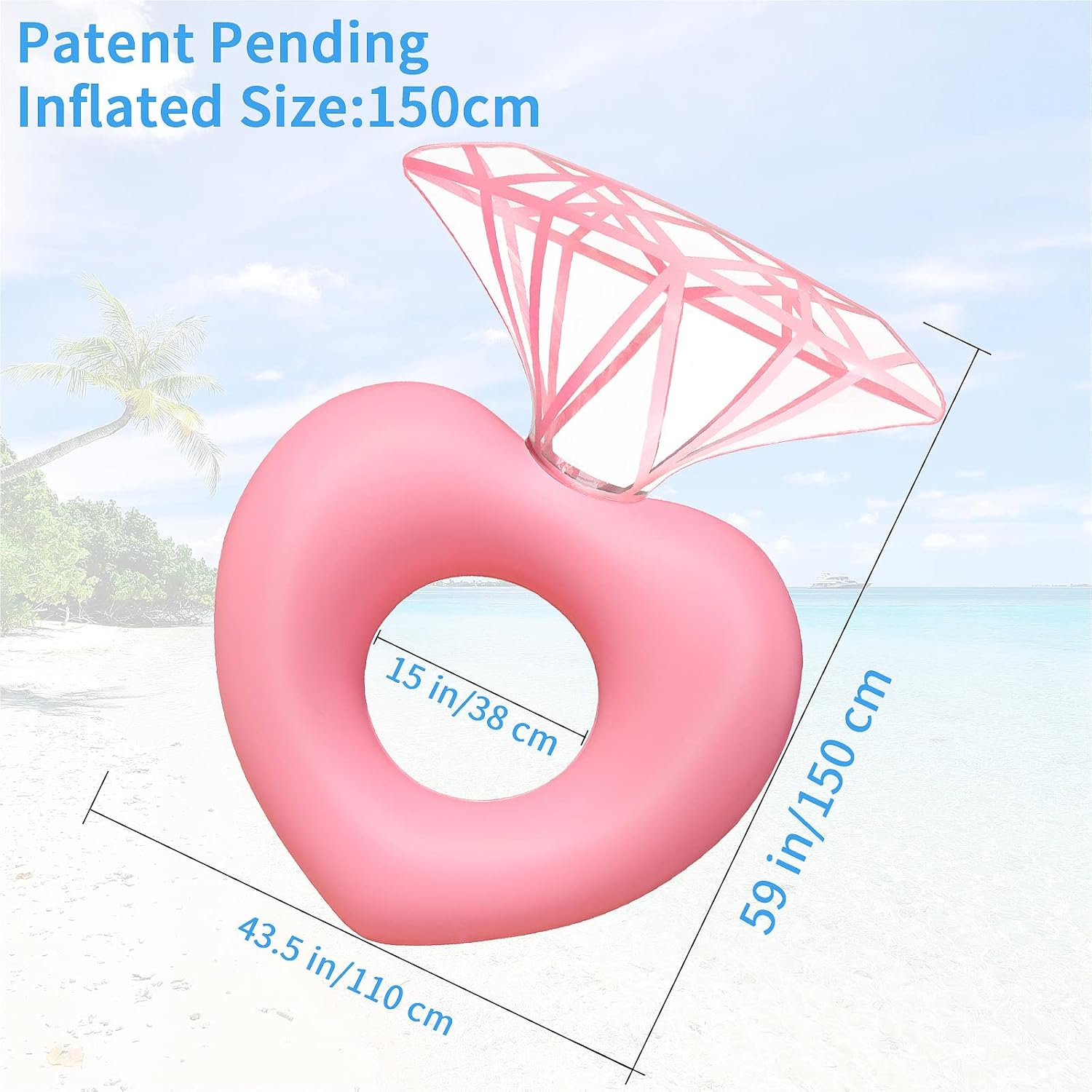Anneau de natation gonflable e - Pool Float Ring Inflatable avis et prix