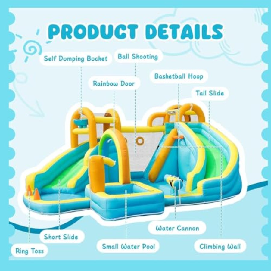 Parc aquatique gonflable extér - Water Slide Inflatable avis et prix