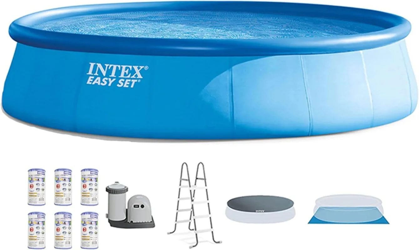 Piscine hors sol gonflable ron - Pool Ladder Above Ground avis et prix