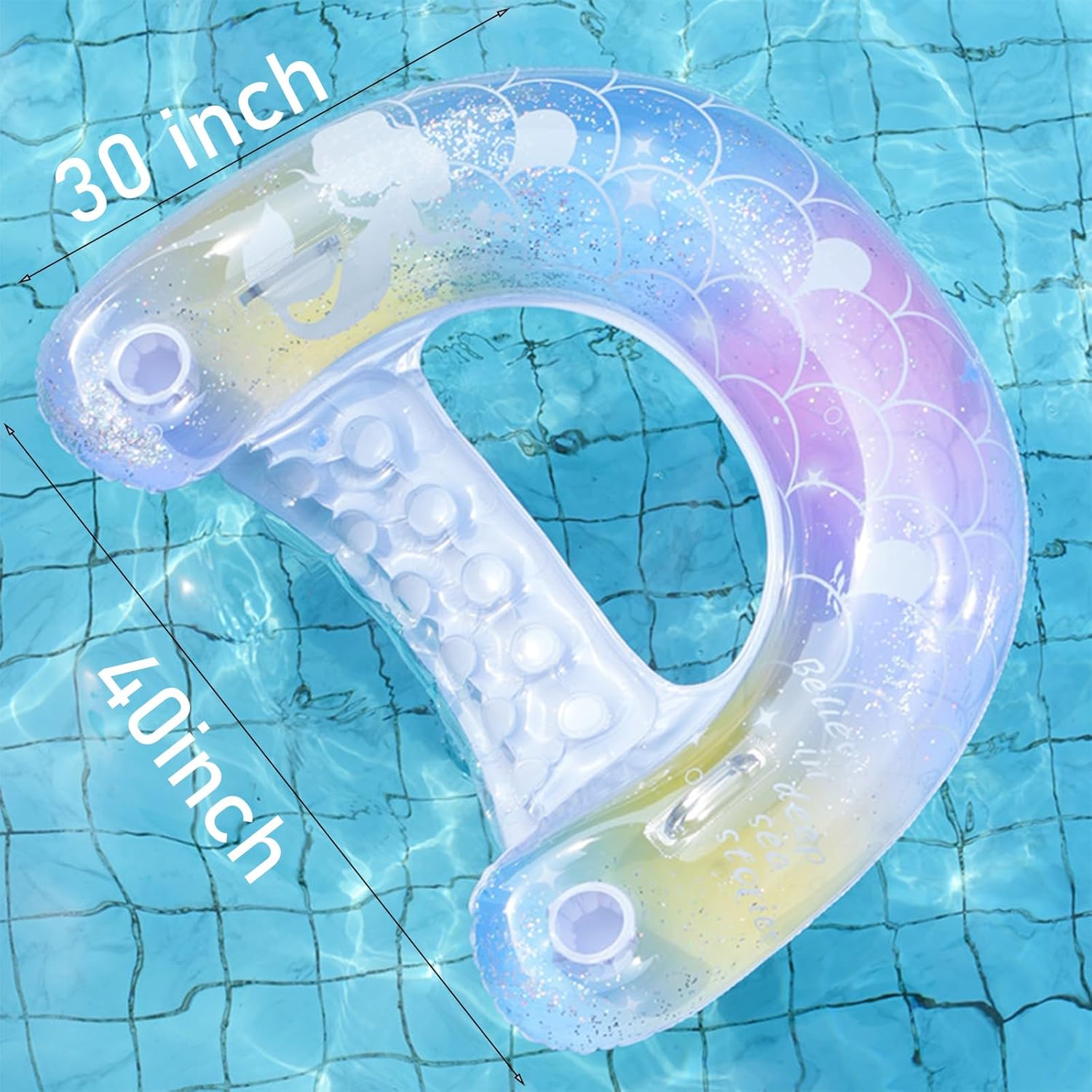 2 pièces flotteurs de piscine  - Pool Float Ring Inflatable avis et prix