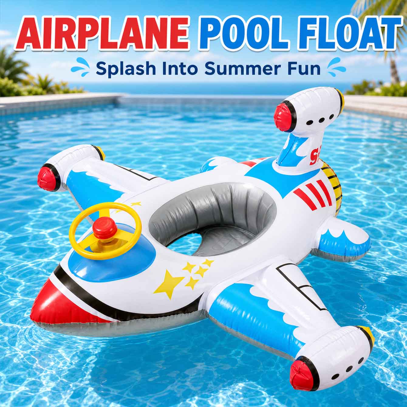 1PC Bouée gonflable pour pisci - Pool Float Ring Inflatable avis et prix