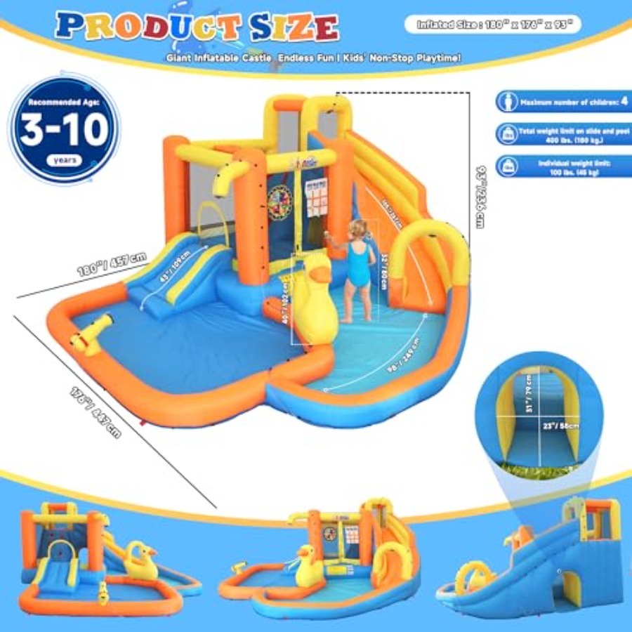 Parc aquatique gonflable pour  - Water Slide Inflatable avis et prix