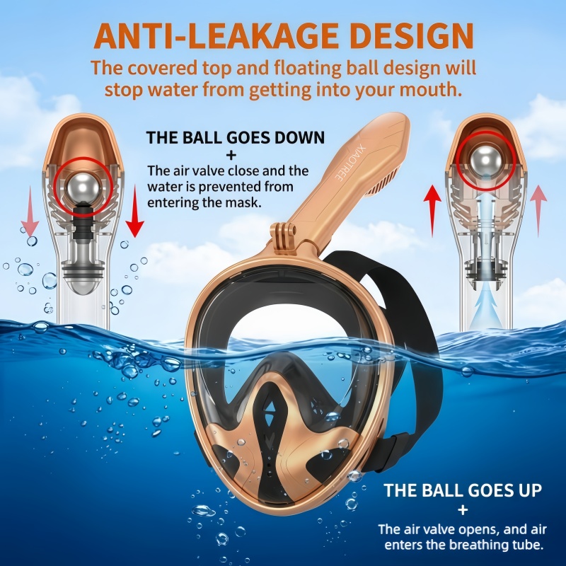 Masque de plongée intégral XIA - Snorkel Mask Full Face avis et prix