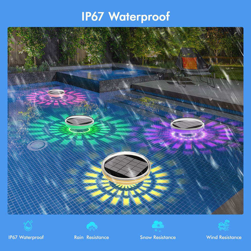 Lumières de piscine, flottante - Pool Light Solar Rechargeable avis et prix