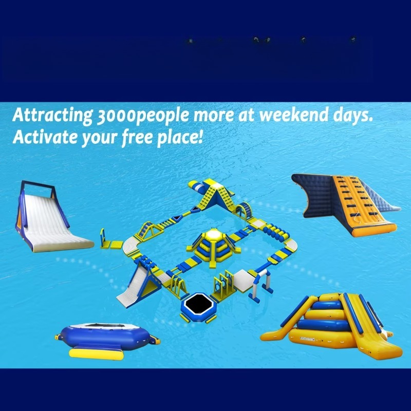 Parc aquatique gonflable comme - Water Slide Inflatable avis et prix